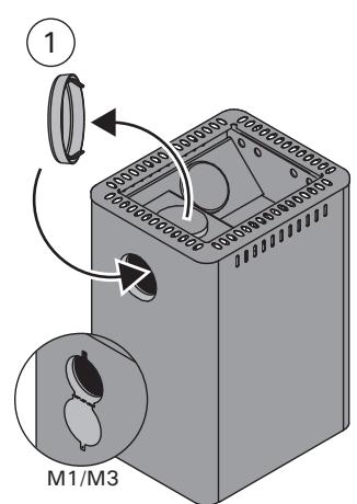 HARVIA 20 BOILER - Anschluss des Ofens an einen Harvia-Edelstahlschornstein - 1