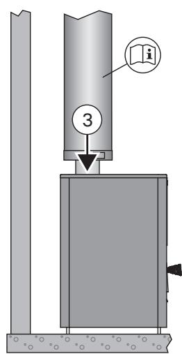 HARVIA 20 BOILER - Anschluss des Ofens an einen Harvia-Edelstahlschornstein - 3