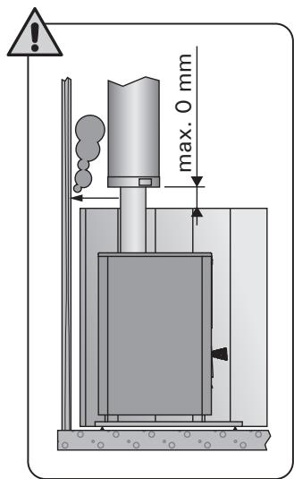 HARVIA 20 BOILER - Anschluss des Ofens an einen Harvia-Edelstahlschornstein - 4