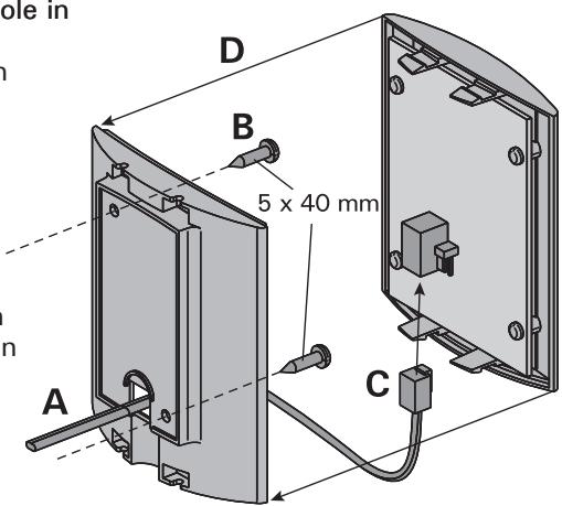 HARVIA HGS60 - Montage des Bedienfelds - 1