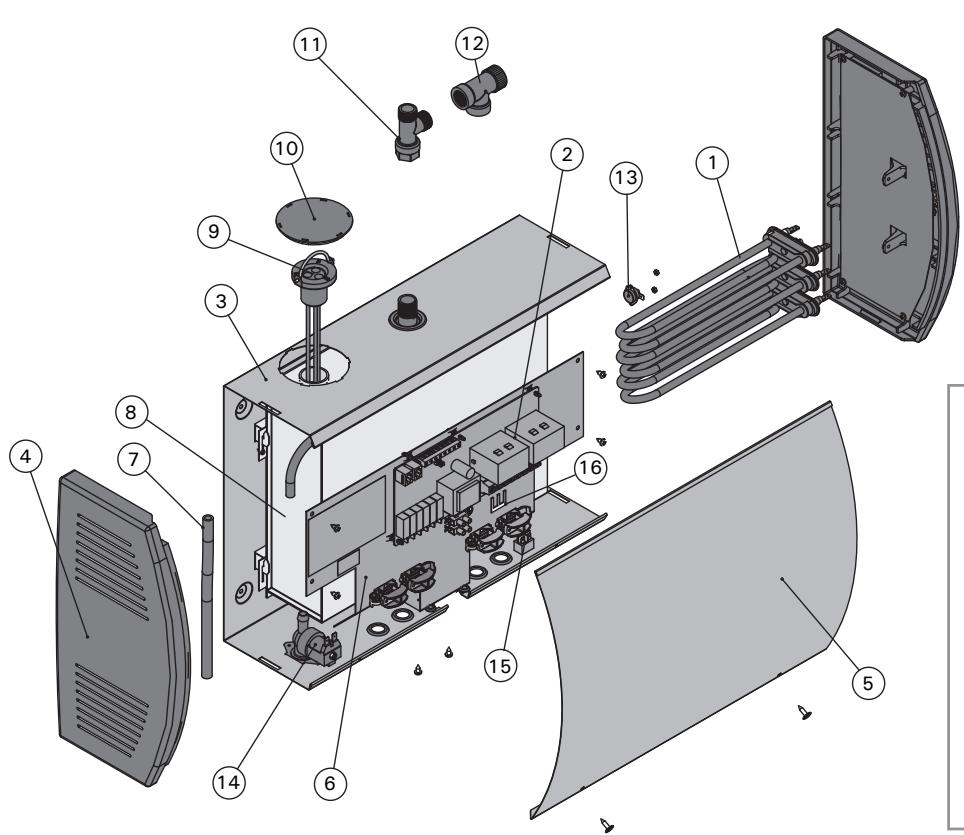 HARVIA HGS60 - ERSATZTEILE - 1