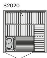 HARVIA SAUNA - Double door - 2