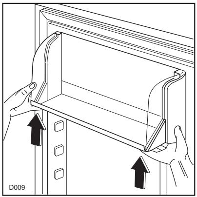 REX FI160FA - Positioning the door shelves - 3