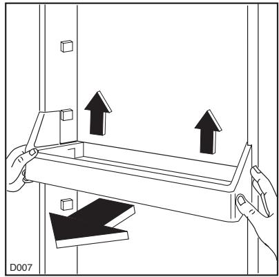 REX FI22/102VA - Positioning the door shelves - 2