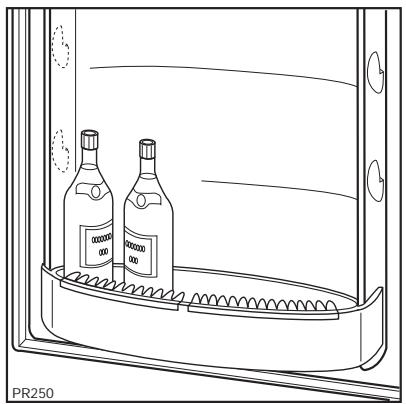 REX FI22/10SH - Positioning the door shelves - 2