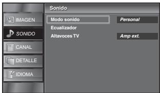 SYLVANIA LC320SLX - Ajuste de Sonido - 5
