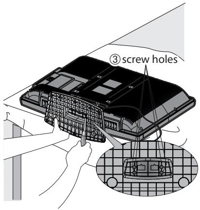 SYLVANIA LC320SLX - ☑ Attaching the Stand - 3