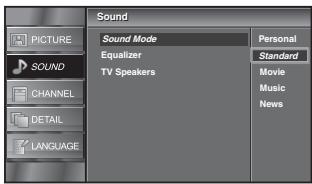 SYLVANIA LC320SLX - Sound Mode - 2