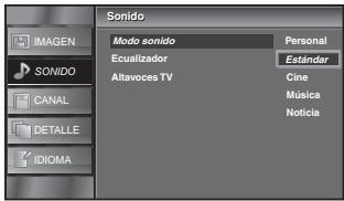 SYLVANIA LC320SLX - Modo sonido - 2