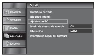 SYLVANIA LC320SLX - Ajustes de PC - 5