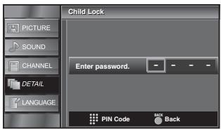 SYLVANIA LC320SLX - Use [the Number buttons] to enter the 4-digit numbers for your PIN Code. - 11