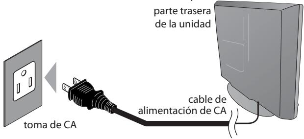 SYLVANIA LC320SLX - Enchufe el Cable Alimentador de CA - 1