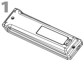 SYLVANIA LC320SLX - Instalación de las Pilas - 1