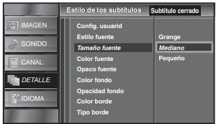 SYLVANIA LC320SLX - Tamaño fuente - 1