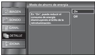 SYLVANIA LC320SLX - l Modo de Ahorro de Energía - 7