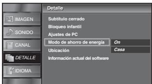 SYLVANIA LC320SLX - l Modo de Ahorro de Energía - 5