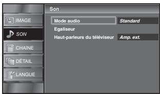 SYLVANIA LC320SLX - Réglage du son - 5