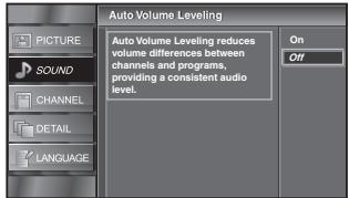 SYLVANIA LC320SSX - Auto Volume Leveling - 2