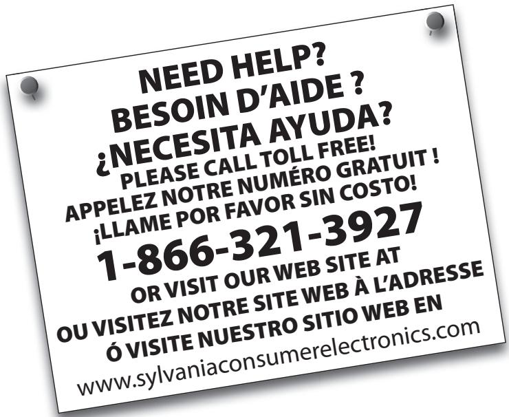 SYLVANIA LC320SSX - LC321SSX LC320SSX - 1