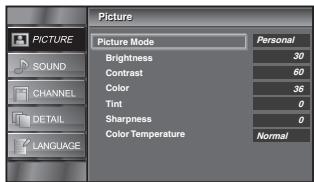 SYLVANIA LC320SSX - Picture Adjustment - 5