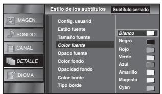SYLVANIA LC320SSX - Color fuente - 1