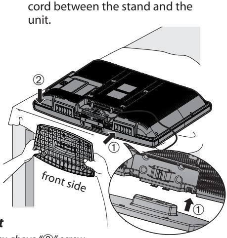 SYLVANIA LC320SSX - ☑ Attaching the Stand - 2