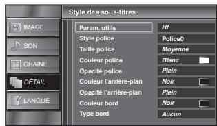 SYLVANIA LC320SSX - style des sous-titres - 8