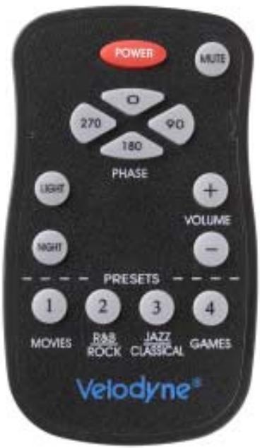 VELODYNE CHT-10R - Remote Control - 1
