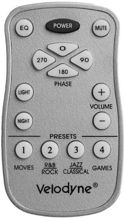 VELODYNE SPL-800R - Remote Control - 1