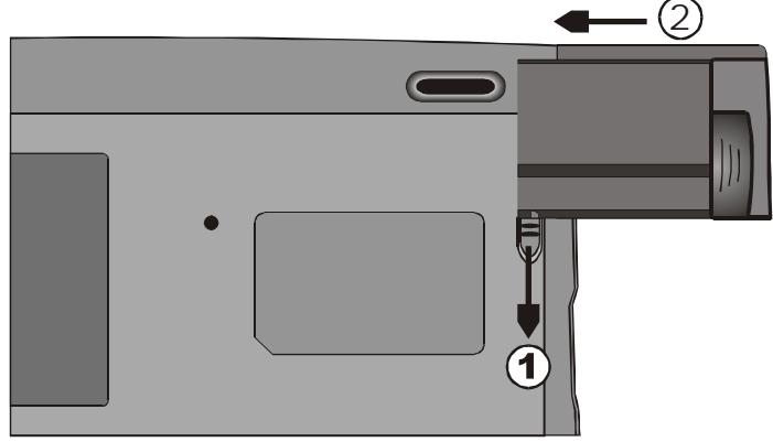 MAXDATA 110T - To Install the Battery Pack: - 1