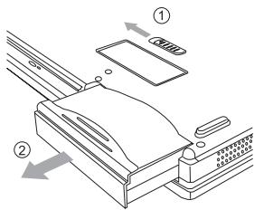 MAXDATA ECO 4200X - Removing the Battery - 1