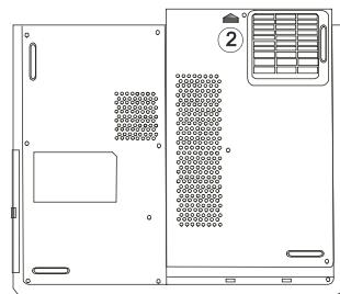 MAXDATA M-BOOK 1200 - REMOVING THE BATTERY - 2