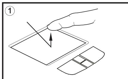 MAXDATA M-BOOK 1200 - THE TOUCHPAD - OPERATION - 1