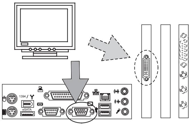 MAXDATA PC ATX - Connecter un écran - 1