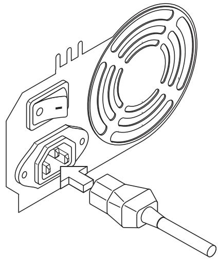 MAXDATA PC BTX - Connecting the Power Cable - 2