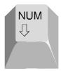 MAXDATA PC BTX - The numeric keypad and cursor block - 1