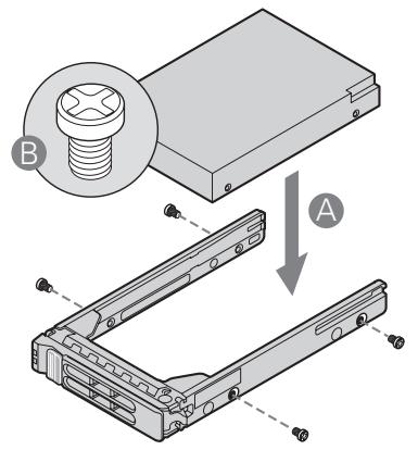 MAXDATA PLATINUM 1600 IR M1 - Installing a SAS or SATA Hot-swap Hard Disk Drive - 2