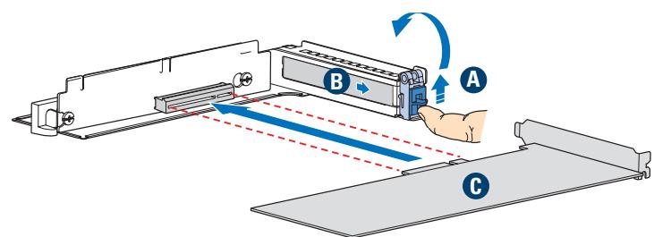 MAXDATA PLATINUM 1600 IR M2 - Insertion d'une carte d'extension PCI - 1