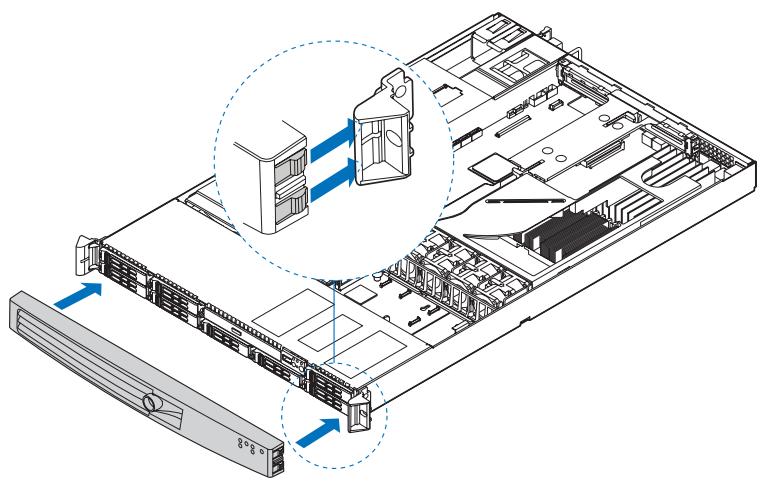 MAXDATA PLATINUM 1600 IR M2 - Fixation de la façade - 1
