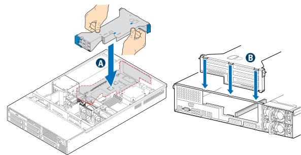 MAXDATA PLATINUM 2200 IR M7 - Installation de l'ensemble carte adaptatrice-carte d'extension PCI - 1