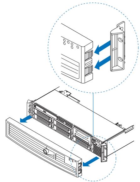 MAXDATA PLATINUM 2200 IR M7 - Retrait de la façade - 1