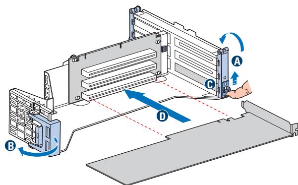 MAXDATA PLATINUM 2200 IR M7 - Insertion d'une carte d'extension PCI - 1