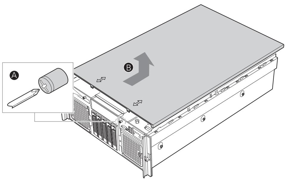 MAXDATA PLATINUM 7200 IR M7 - Removing the Top Cover - 1