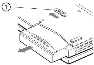 MAXDATA PRO 6000T - REMOVING THE BATTERY - 1