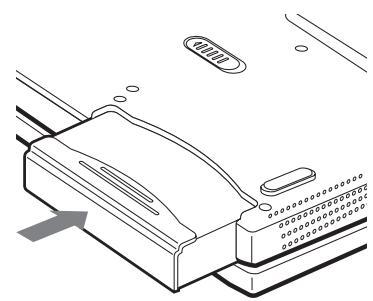 MAXDATA PRO 6000T - INSERTING THE BATTERY - 1