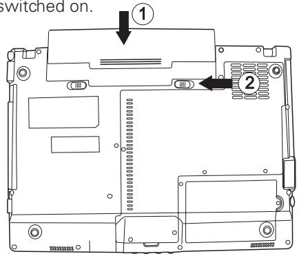 MAXDATA PRO 6100 IW - Inserting the Battery - 2