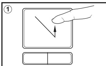 MAXDATA PRO 6100 IW - The TouchPad - Operation - 1