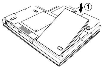 MAXDATA PRO 6100X - Inserting the Battery - 2