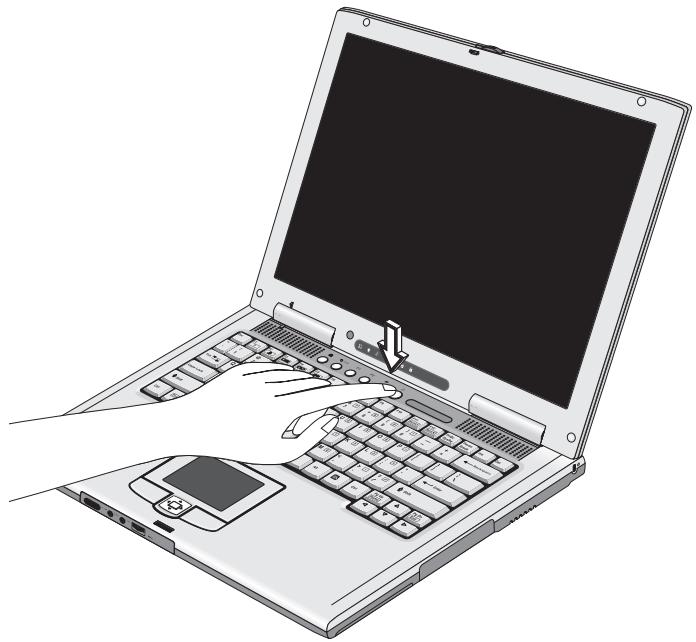 MAXDATA 710 - TURING ON THE COMPUTER - 1