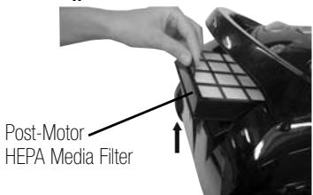 BISSELL CLEANALONG 48K2 - The post-motor HEPA media filter assists in the filtration process to return clean air to the room. - 2